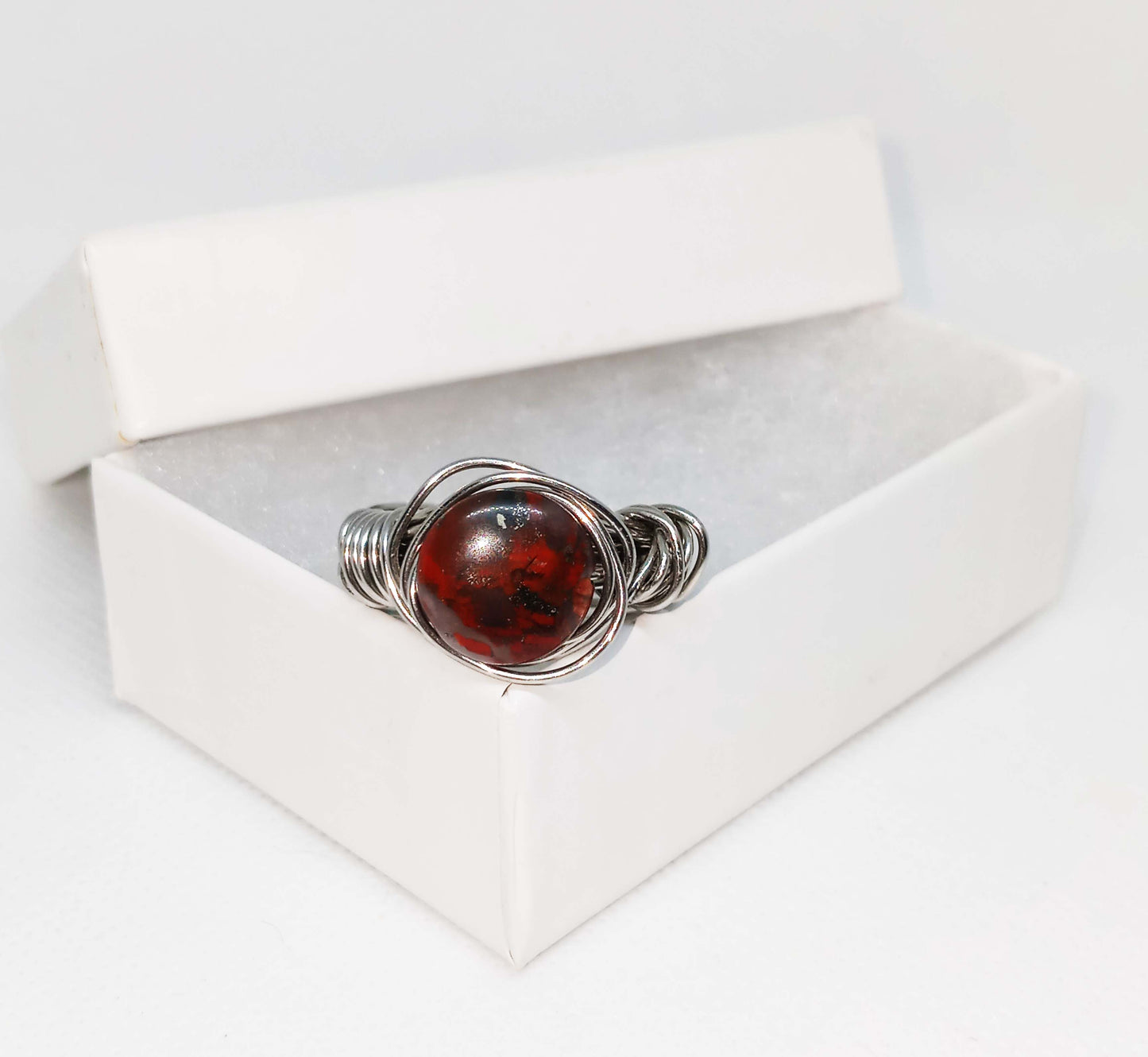 Bloodstone ring